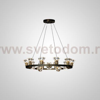 Подвесная люстра KENDRA CH D63 Black Brass ImperiumLoft 194924-23