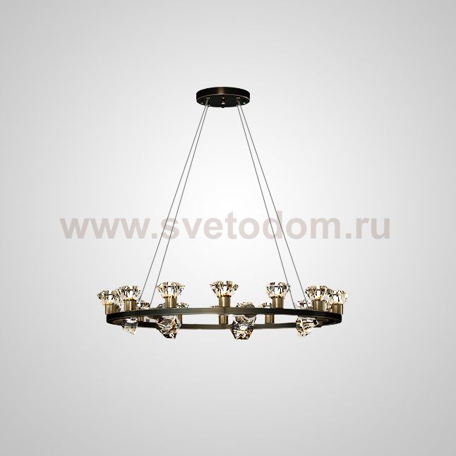 Подвесная люстра KENDRA CH D83 Black Brass ImperiumLoft 194925-23