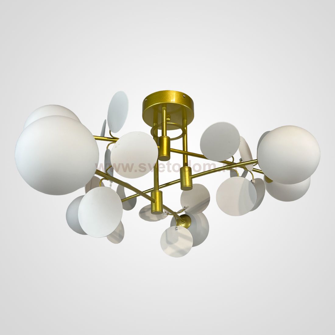 Потолочная люстра MATISSE B D80 Gold White ImperiumLoft 194948-23
