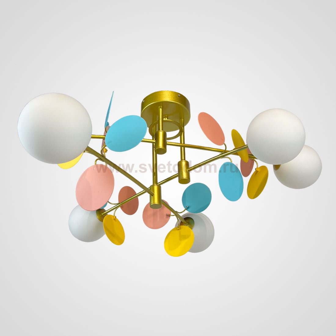 Потолочная люстра MATISSE B D80 Gold Multicolor ImperiumLoft 194949-23