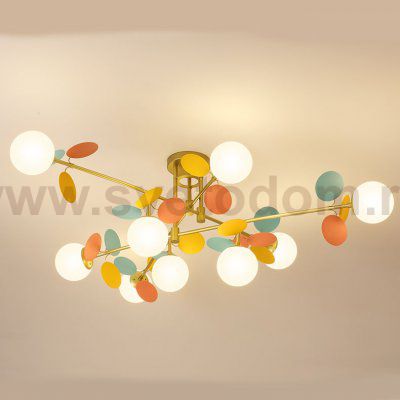 Потолочная люстра MATISSE B D80 Black Multicolor ImperiumLoft 194950-23