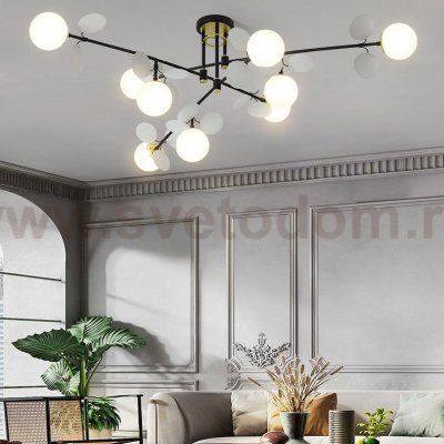 Потолочная люстра MATISSE B D80 Black Multicolor ImperiumLoft 194950-23
