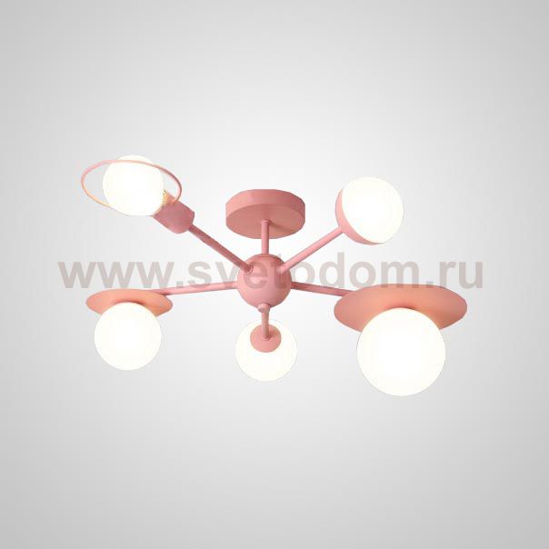 Потолочная люстра HENDY Pink ImperiumLoft 194954-23