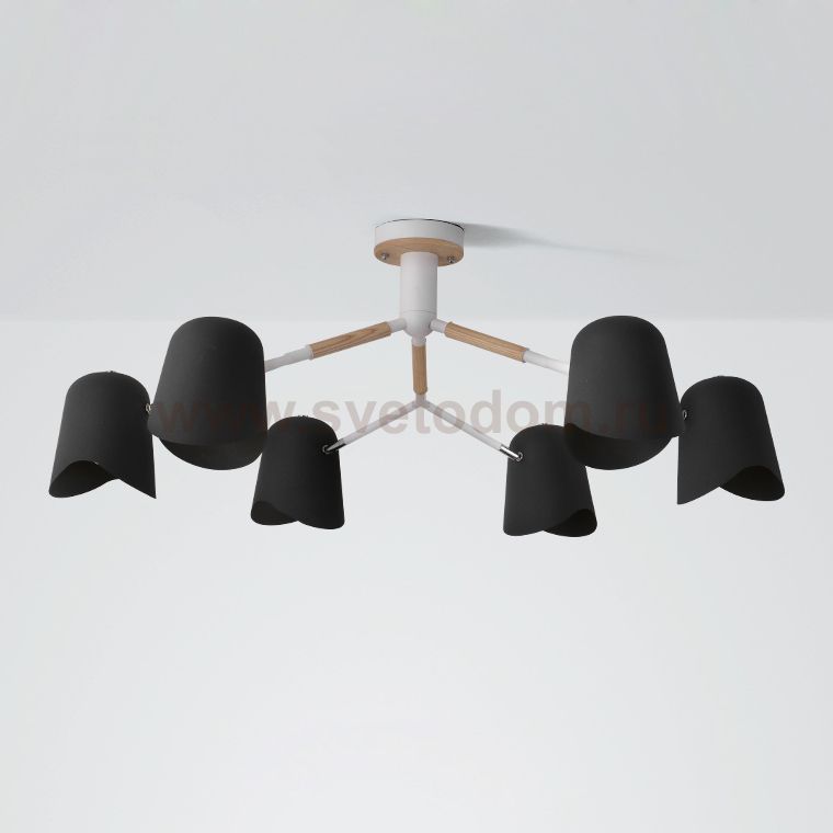 Люстра на штанге NOTCH D94 Black ImperiumLoft 194979-26