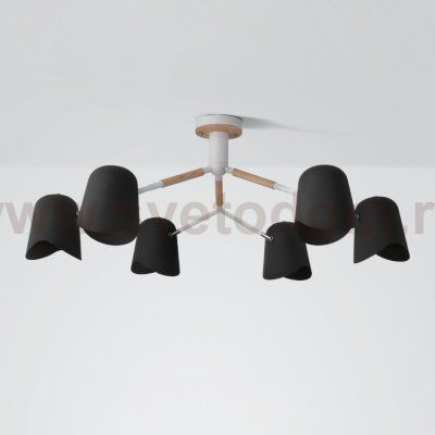 Люстра на штанге NOTCH D94 Black ImperiumLoft 194979-26