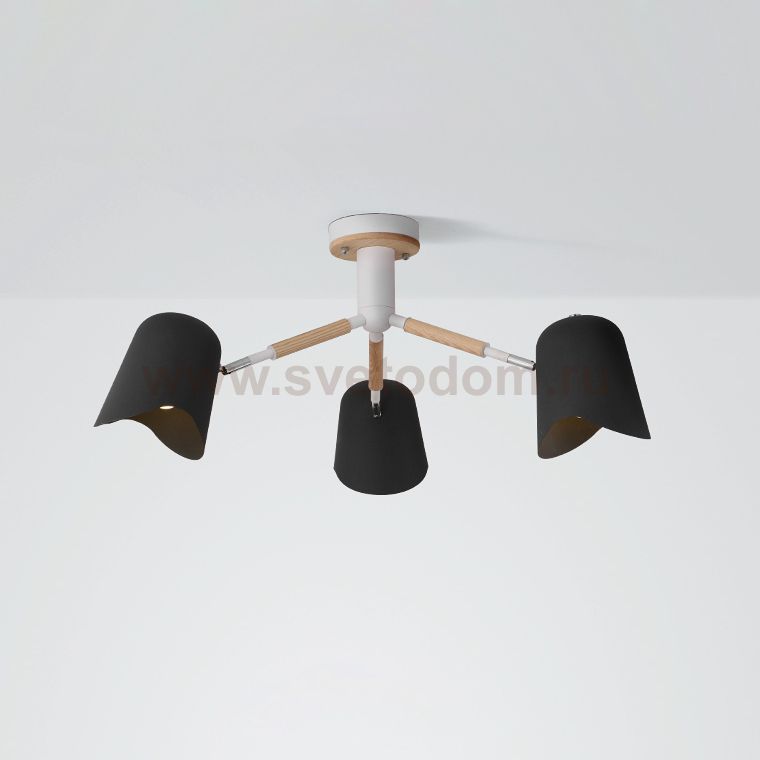 Люстра на штанге NOTCH D70 Black ImperiumLoft 194982-26