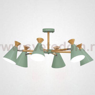 Люстра на штанге OLA D76.5 Green ImperiumLoft 194992-26