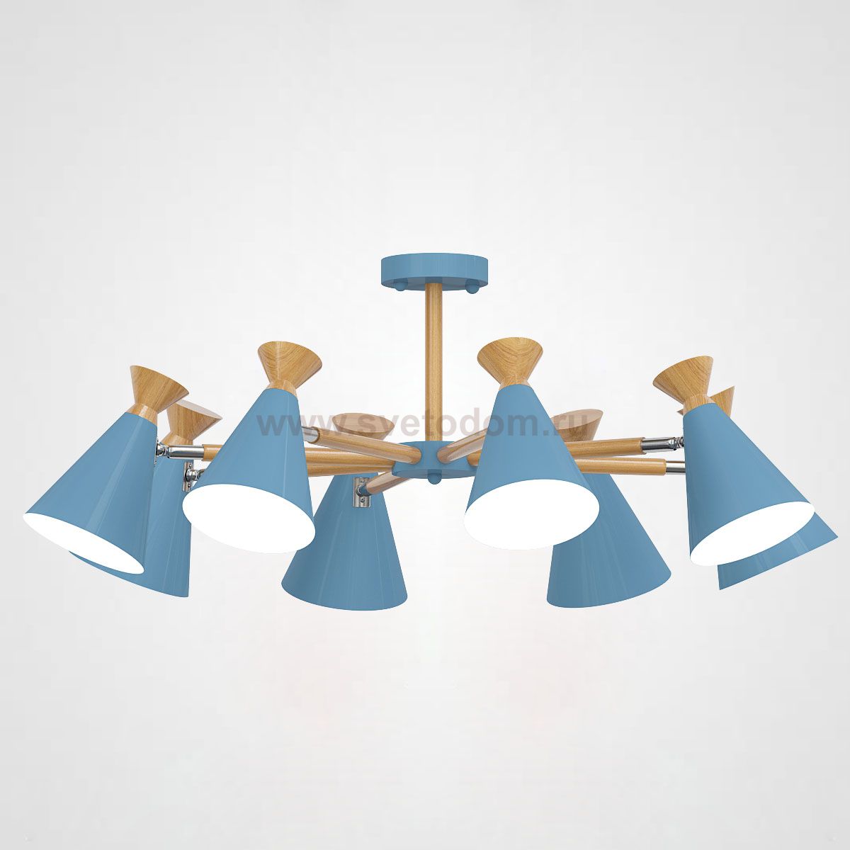 Люстра на штанге OLA D90,5 Blue ImperiumLoft 194993-26