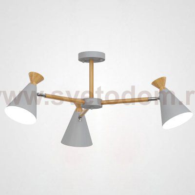 Люстра на штанге OLA D60,5 Gray ImperiumLoft 195001-26