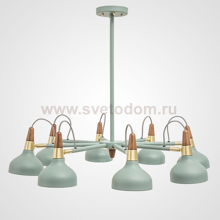 Люстра на штанге OPLAND A 8 lamps Blue ImperiumLoft 195008-26