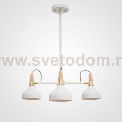 Люстра на штанге OPLAND A 3 lamps White ImperiumLoft 195010-26