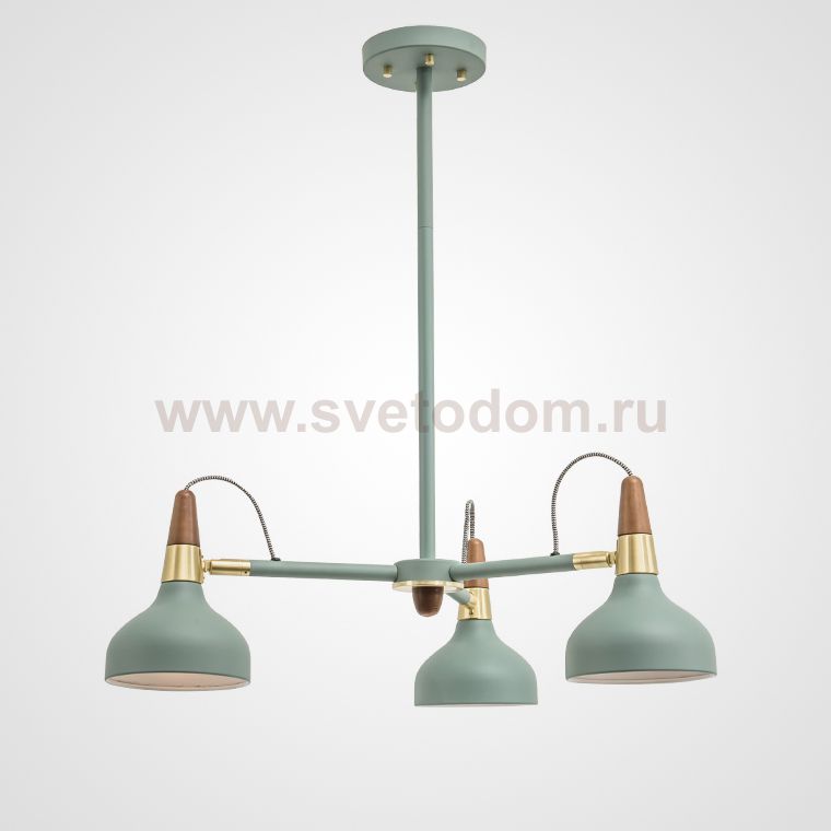 Люстра на штанге OPLAND A 3 lamps Blue ImperiumLoft 195011-26