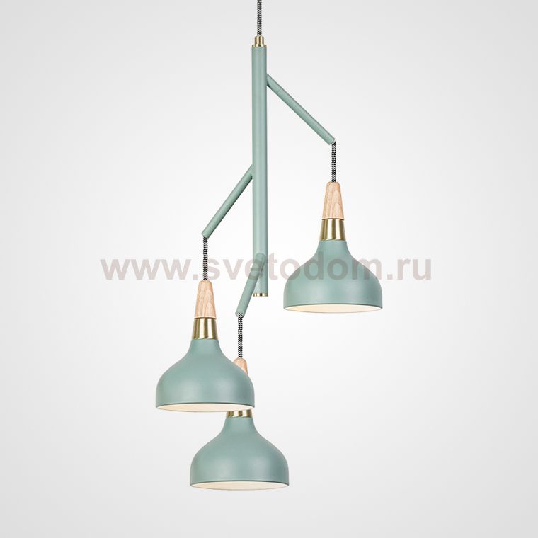 Люстра на штанге OPLAND CH D37 Blue ImperiumLoft 195013-26