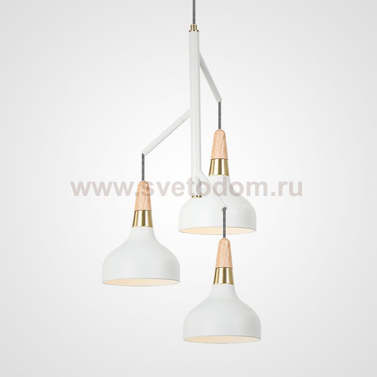 Люстра на штанге OPLAND CH D37 White ImperiumLoft 195014-26