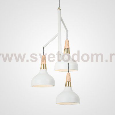 Люстра на штанге OPLAND CH D37 White ImperiumLoft 195014-26