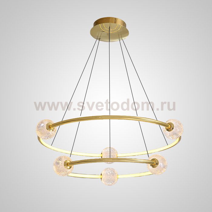 Подвесная люстра STORMS CH D89 D68 Gold ImperiumLoft 195493-23