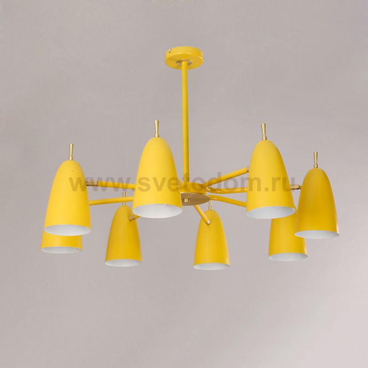 Люстра на штанге PINNACLE D86 Yellow ImperiumLoft 195495-26