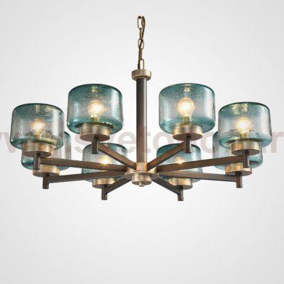 Подвесная люстра POT D82 Blue ImperiumLoft 195520-26