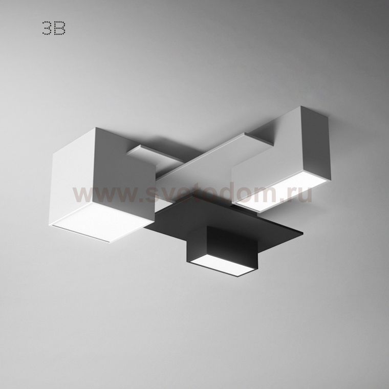 Потолочная люстра QUARTER L88, W81 ImperiumLoft 195532-26