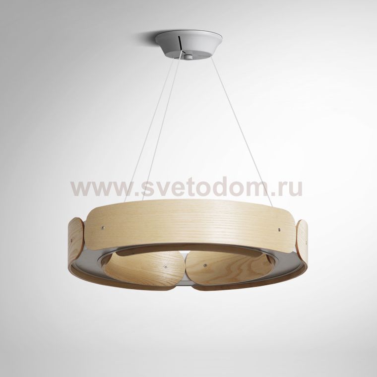 Подвесной кольцевой светильник RANGE 1 D55 Light wood ImperiumLoft 195537-26