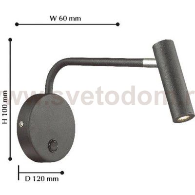 Настенный светильник Favourite 1960-1W Murum