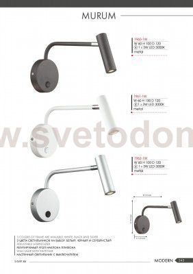 Настенный светильник Favourite 1962-1W Murum