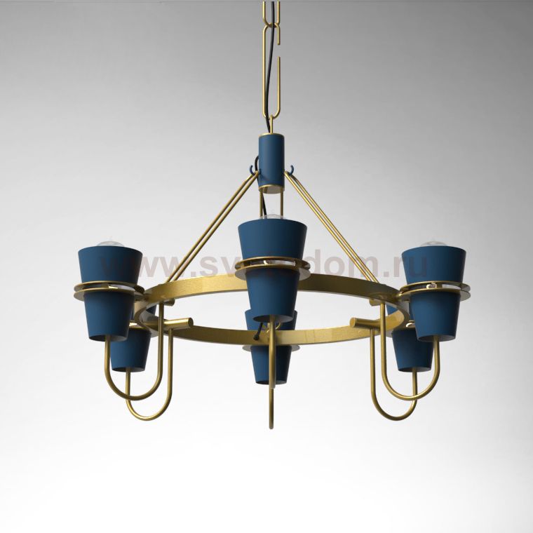 Подвесная люстра REINAR B D78 Blue ImperiumLoft 196743-26