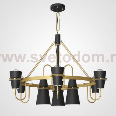 Подвесная люстра REINAR B D101 Black ImperiumLoft 196744-26