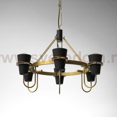 Подвесная люстра REINAR B D78 Black ImperiumLoft 196747-26