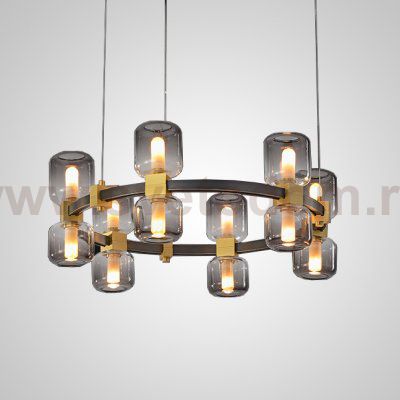 Подвесная люстра WENDEL L12 Grey ImperiumLoft 196749-23