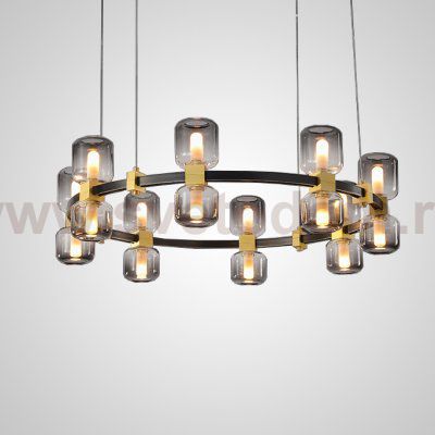 Подвесная люстра WENDEL L16 Grey ImperiumLoft 196750-23