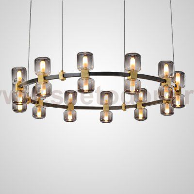 Подвесная люстра WENDEL L24 Grey ImperiumLoft 196753-23