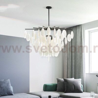 Потолочная люстра RITTA D68 Black ImperiumLoft 196784-23
