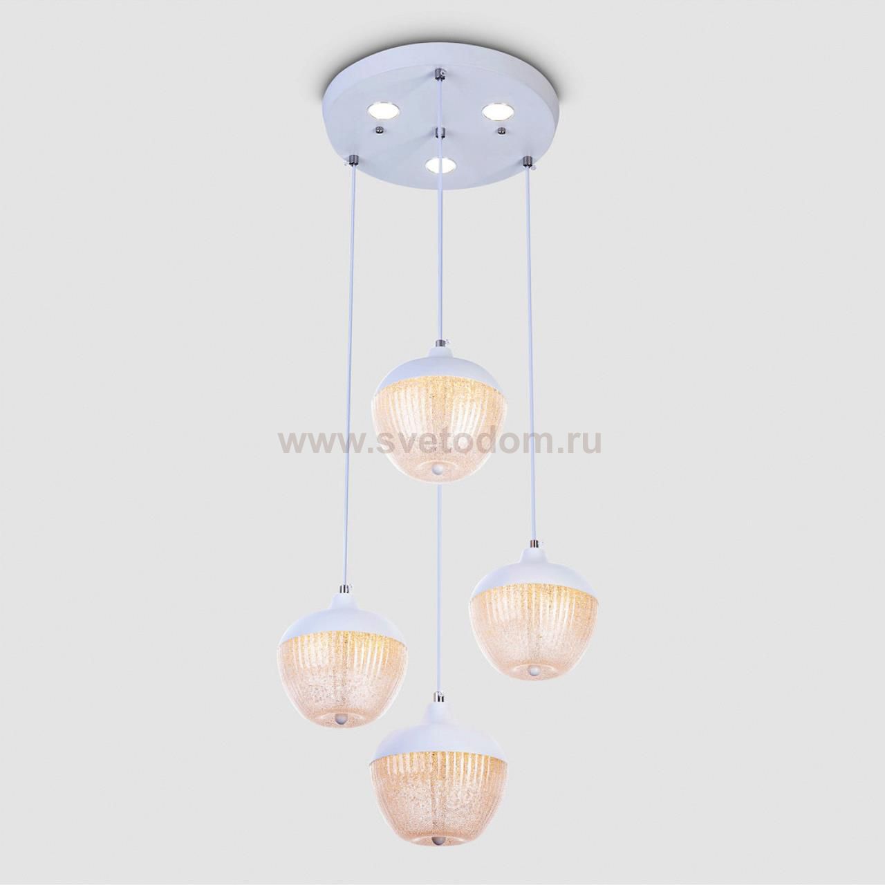Подвесной светильник LED4U 1968-3+1 WH