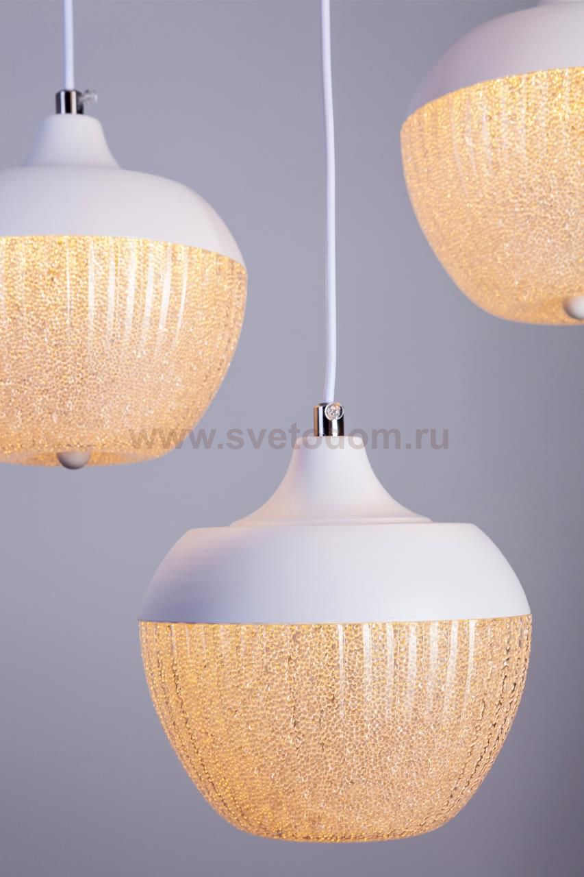 Подвесной светильник LED4U 1968-3+1 WH