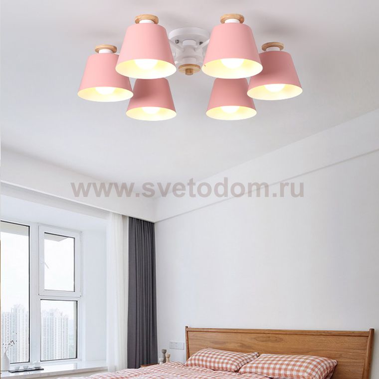 Люстра на штанге SCAD D80 Grey ImperiumLoft 196826-26