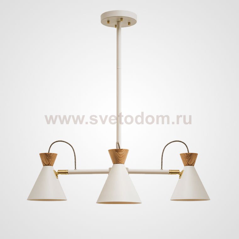 Люстра на штанге SINDRE D75 White ImperiumLoft 196852-26