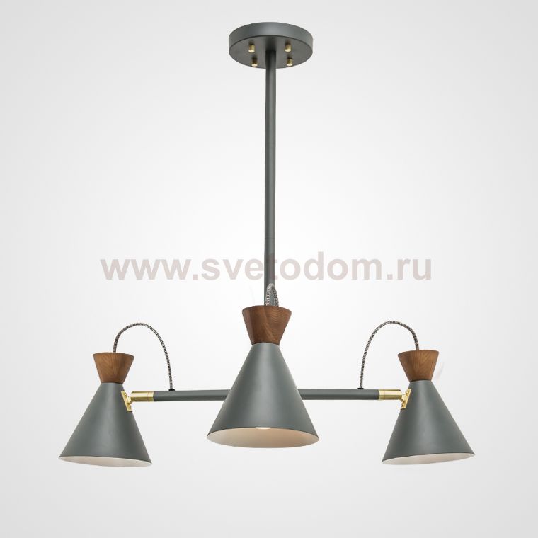 Люстра на штанге SINDRE D75 Grey ImperiumLoft 196853-26