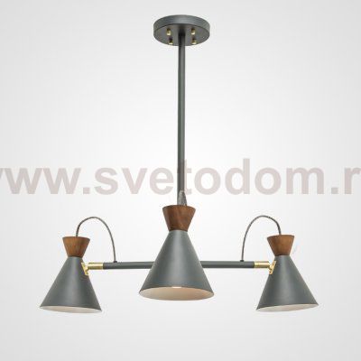 Люстра на штанге SINDRE D75 Grey ImperiumLoft 196853-26