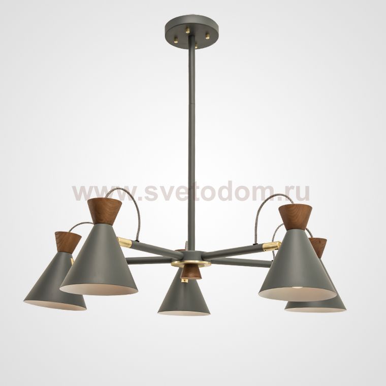 Люстра на штанге SINDRE D83 Grey ImperiumLoft 196854-26