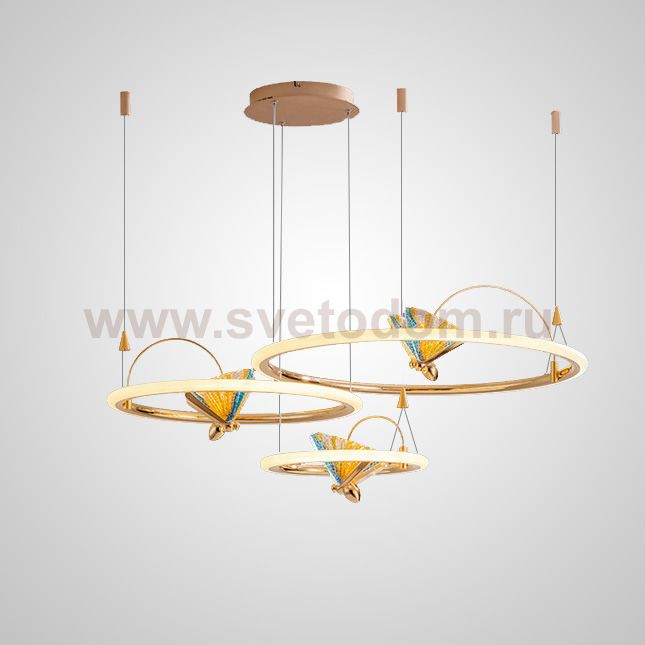 Подвесная люстра AMELIS RING D40 D60 D80 ImperiumLoft 196885-23