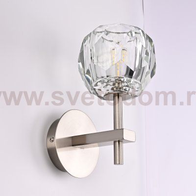 Бра RH Boule de Cristal Single Sconce Никель ImperiumLoft 196952-22