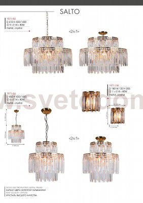 Настенный светильник Favourite 1971-1W Salto