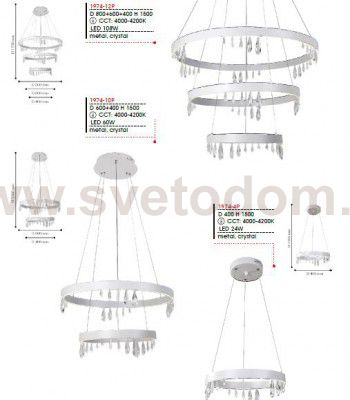 Люстра Favourite 1974-12P Pluvia