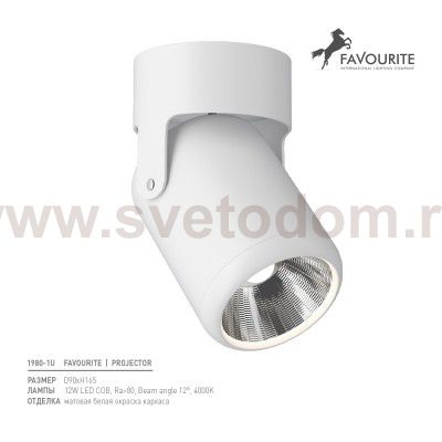 Потолочный светильник спот Favourite 1980-1U Projector
