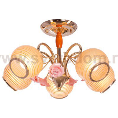 Светильник ЭкономСвет 1983/5FGD BRN