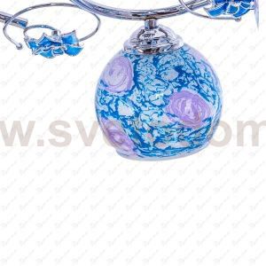 Люстра эконом Экономсвет 198HE/3CR BL