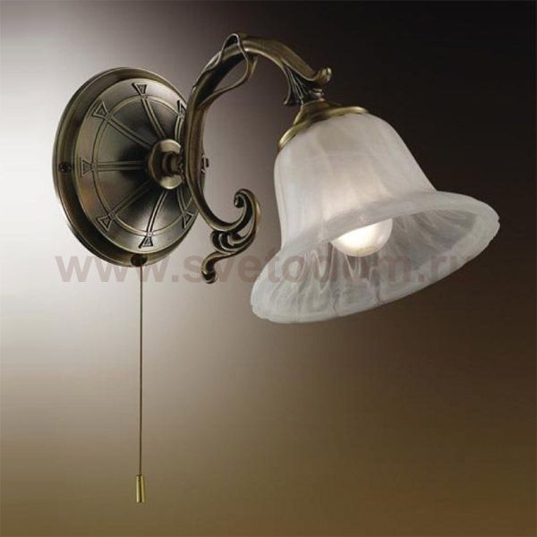 Бра c выключателем Odeon light 1994/1w PIUME