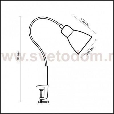 Настольная лампа Odeon light 1997/1T COSTA