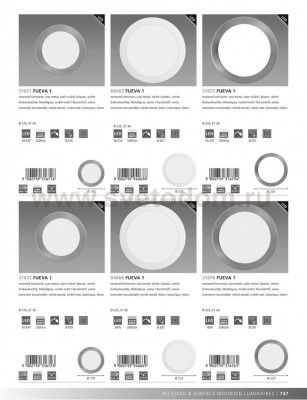 Встраиваемый и накладный светильник Eglo 94066 FUEVA 1